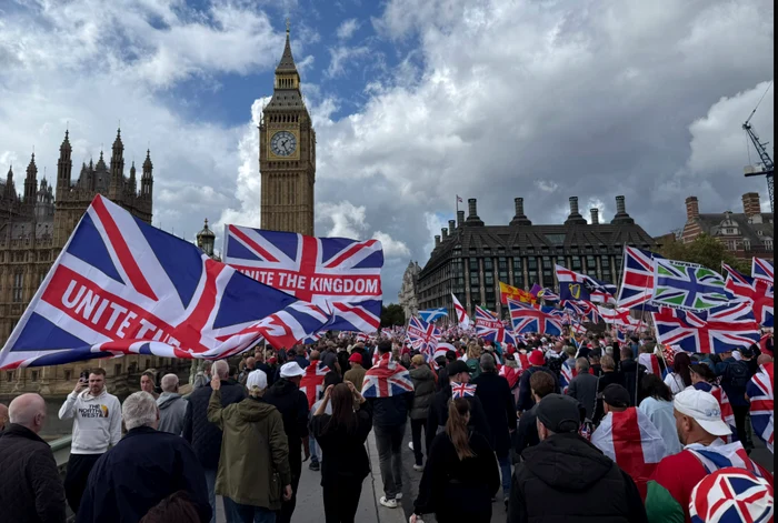 Elon Musk a transmis un mesaj în timpul unei manifestații organizate la Londra FOTO: Arhivă