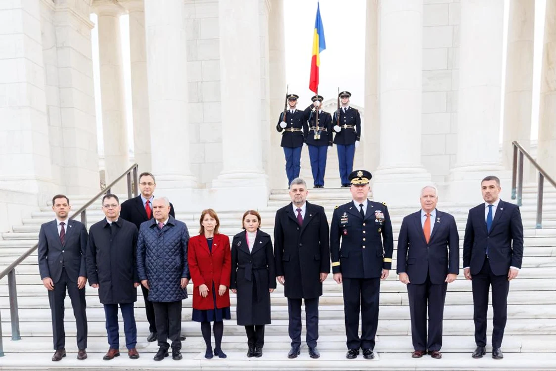 Delegația română aflată în vizită în USA FOTO gov.ro