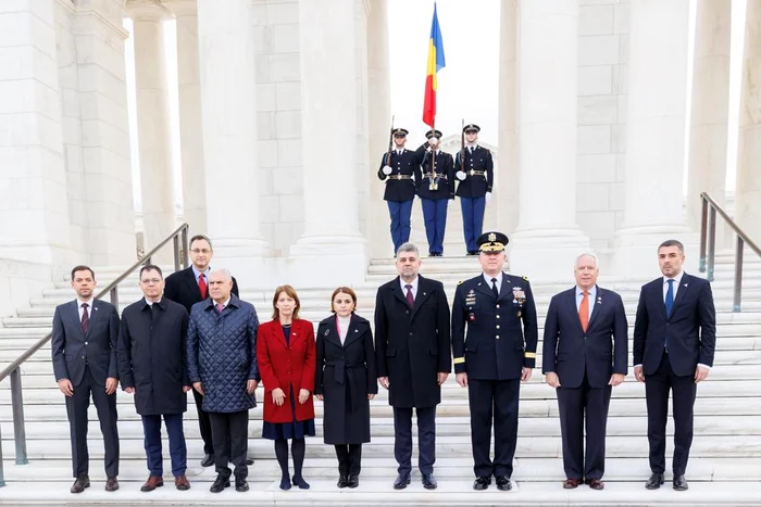 Delegația română aflată în vizită în USA FOTO gov.ro