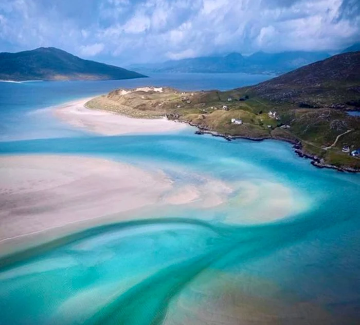 Plaja Luskentyre din Scoția. Foto: X