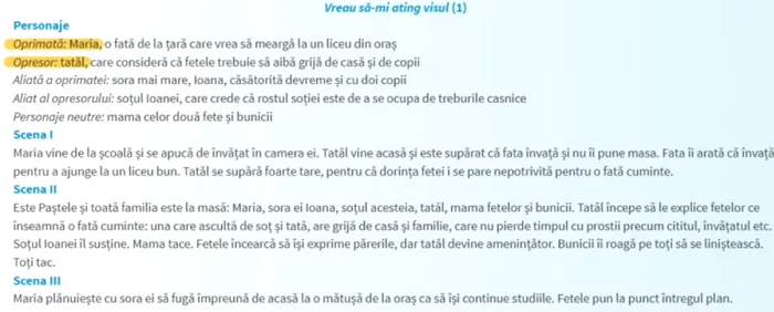 Lecția controversată. FOTO manuale.edu.ro / Sursa euronews.ro