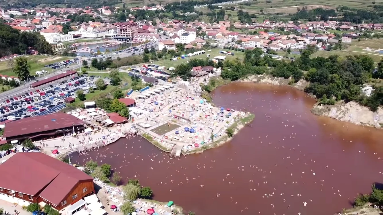 Complexul de lacuri antroposaline de la Ocna Sibiului Foto Daciana Stoica