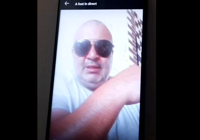 Bărbatul a fost arestat preventiv după ce a amenințat doi polițiști Foto: Captură Video