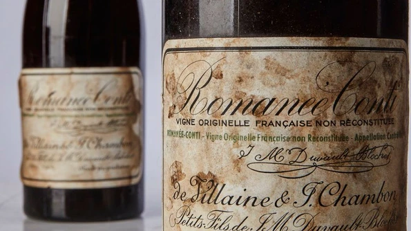 Record la o licitație: O sticlă de vin a fost vândută cu 558 000 de dolari jpeg