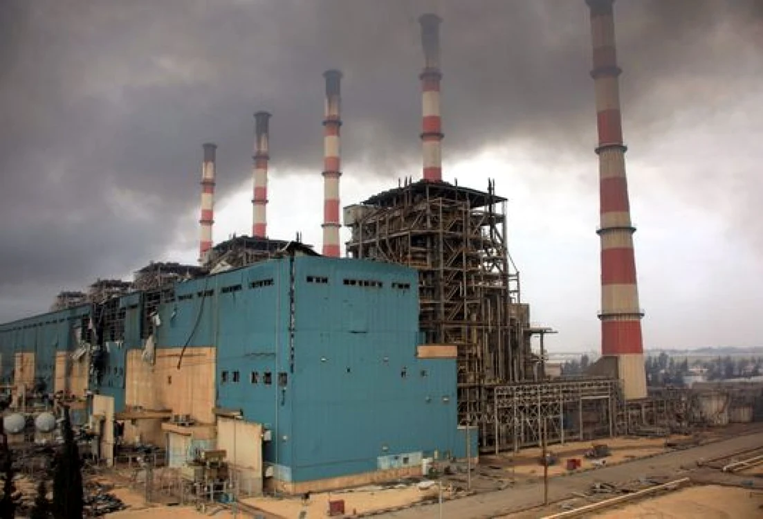 Centrala electrica de la Alep FOTO AFP