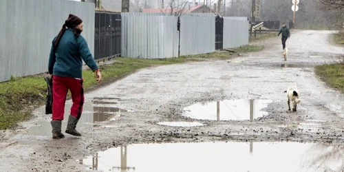 Dezastrul din zona străzii Castrului Roman din Galaţi FOTO C Crângan