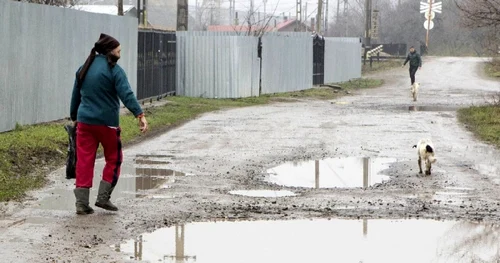 Dezastrul din zona străzii Castrului Roman din Galaţi FOTO C Crângan