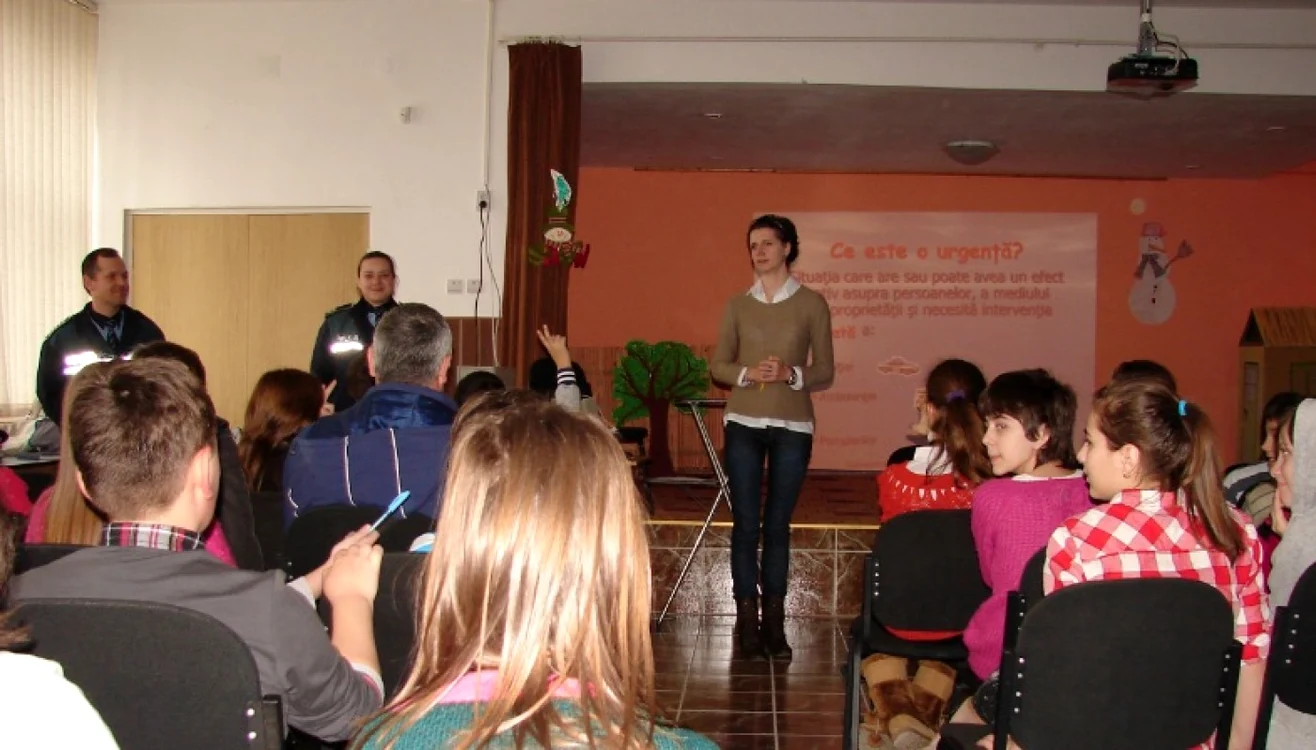 Campanii în şcoli FOTO IPJ Tulcea