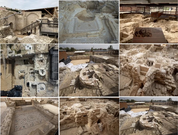 Ruinele Mănăstirii Sfântul Ilarion din Palestina înscrise de urgență în patrimoniul UNESCO Colaj