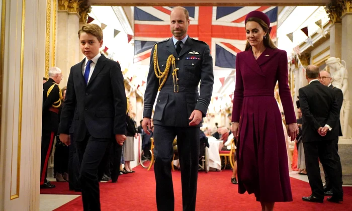 Prințul William, Kate Middleton, Prințul George  foto   Profimedia jpg