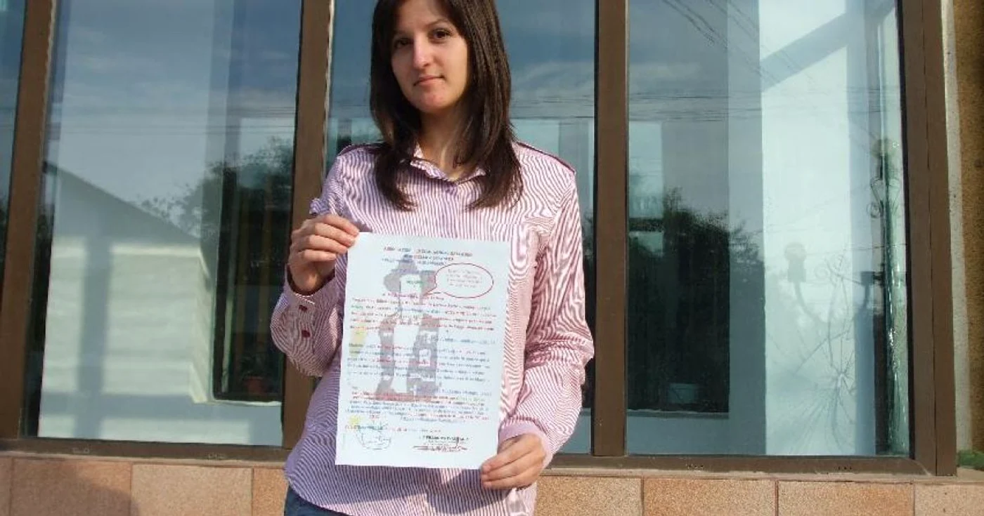Dorina şi-a propus să publice primul ei volum de versuri foto: Mădălin Sofronie