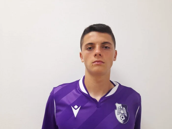 Mario Tudose are doar 16 ani FOTO: FC Argeş