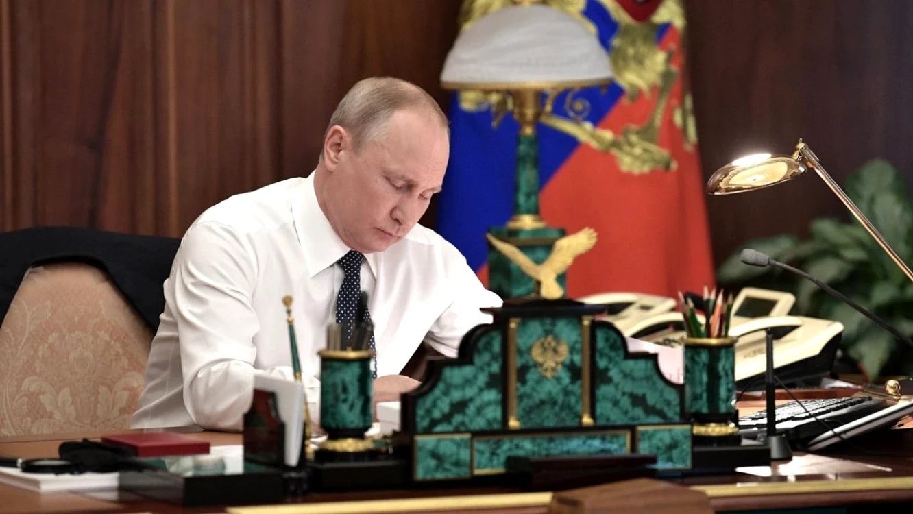 Preşedintele Federaţiei Ruse, Vladimir Putin.