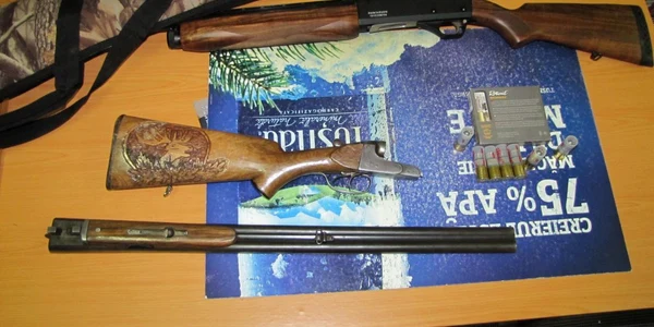 Armele confiscate de la braconieri 
