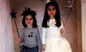 Anastasia si Natalia Chivu, cele doua fete ale lui Cristi Chivu, de Revelion (foto: Facebook) jpeg