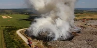 Incendiu puternic la deponeul ecologic   Foto Daniel Guță  ADEVĂRUL (21) JPG