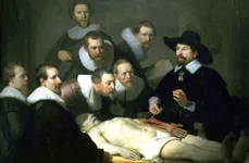 «Lecția de anatomie a dr Tulp» de Rembrandt – emblemă a anatomiei moderne jpeg