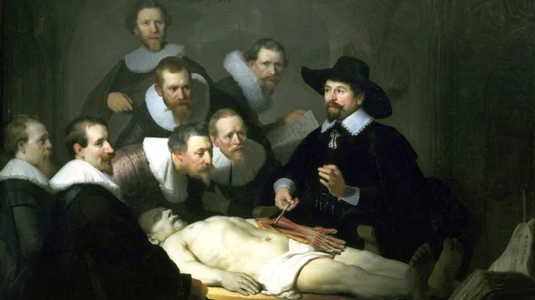 «Lecția de anatomie a dr  Tulp» de Rembrandt – emblemă a anatomiei moderne jpeg