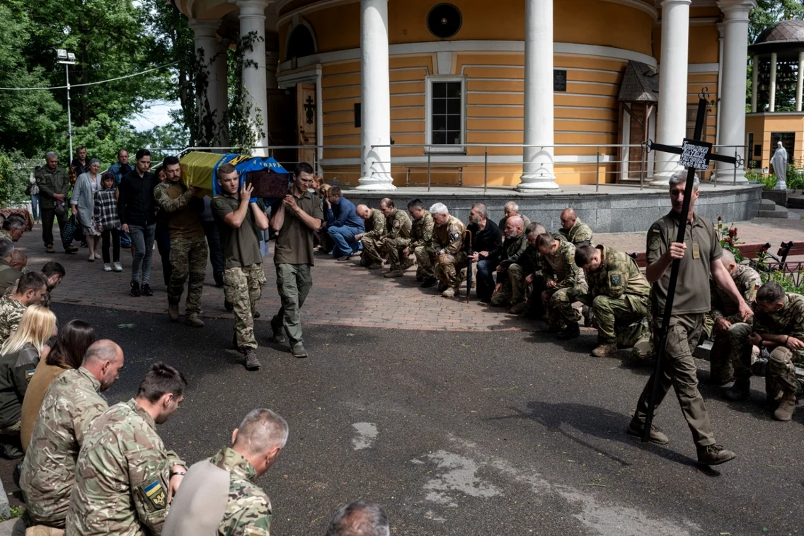 Kiev înmormântări 112 zile de război Ucraina -Rusia . FOTO Gettyimages