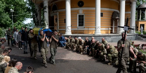 Kiev înmormântări 112 zile de război Ucraina -Rusia . FOTO Gettyimages
