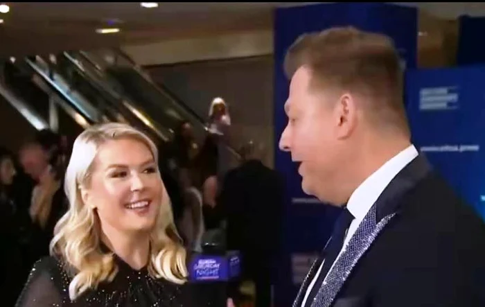 Karoline Leavitt, cu câteva minute înainte de incident FOTO: captură video