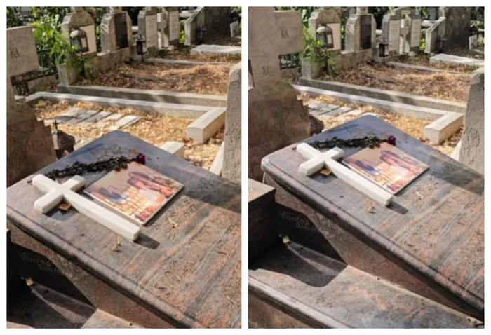 Mormântul Laurei Stoica / foto: Facebook