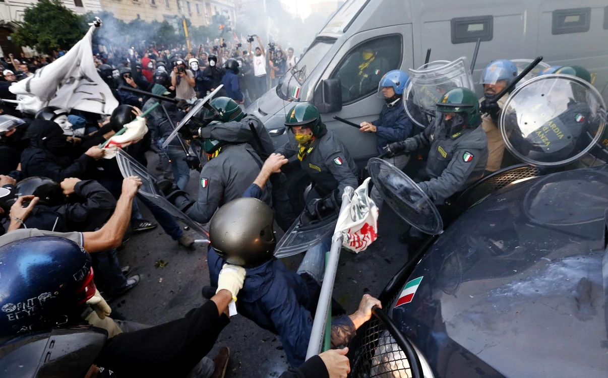 Proteste la Roma