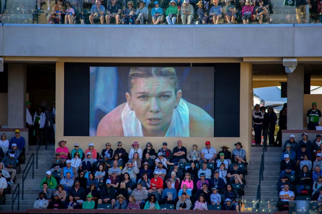 Simona Halep FOTO Valentin Diaconu (Indian Wells)