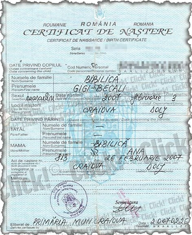 Gigi-Becali de Bechet face deja fotbal de un an (Fotografii: Click!)