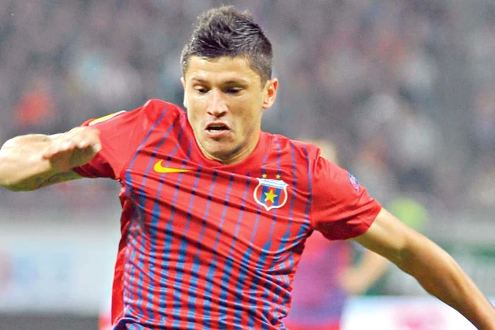 2.119 minute  fără gol marcat  are Adi Popa  pentru Steaua (Foto: Mediafax)