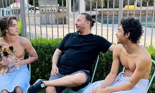 Kevin Federline si baietii lui Britney Spears Sean preston si Jaden James