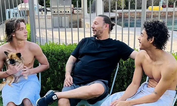 Kevin Federline si baietii lui Britney Spears Sean preston si Jaden James