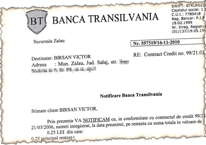 "Plicul şi poşta cred că i-au costat mai mult decât restanţa mea"