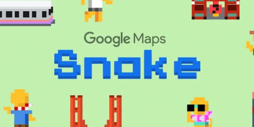 Google Maps Snake FOTO via Google