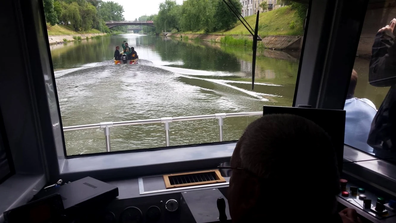 "Decebal"a fost lansat pe Bega FOTO Ştefan Both
