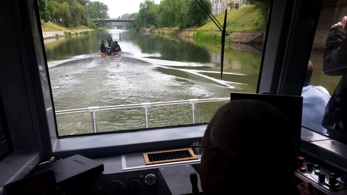 "Decebal"a fost lansat pe Bega FOTO Ştefan Both