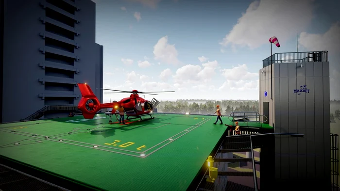 Aşa arată noul heliport de la Spitalul Universitar de Urgenţă Bucureşti