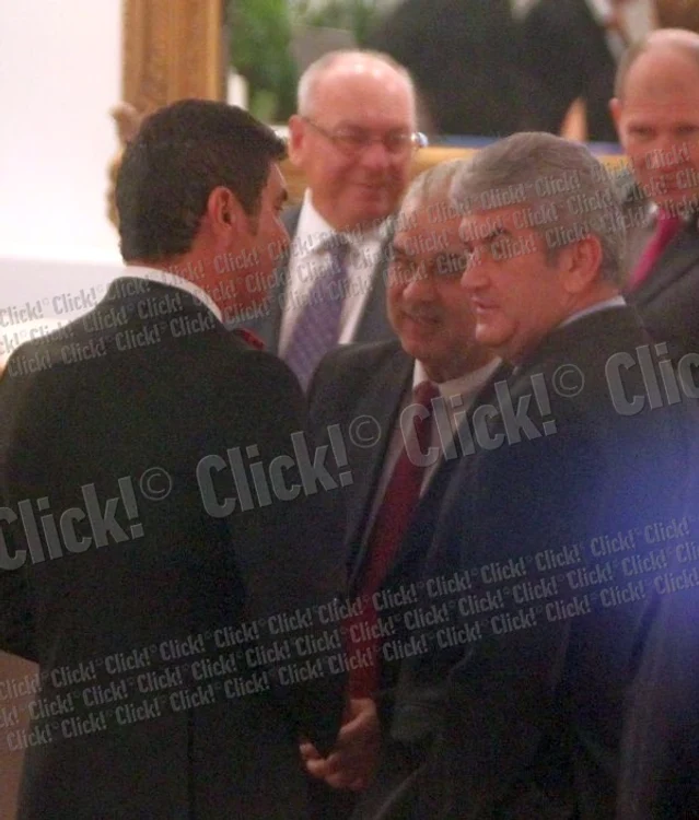 Anghel Iordănescu, Gabriel Oprea şi Cristi Borcea