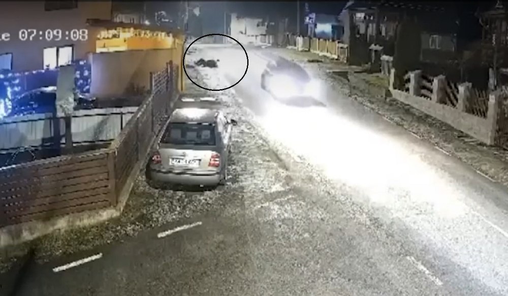 Un preot din Maramureș a lovit cu mașina un pieton și a fugit de la locul accidentului VIDEO
