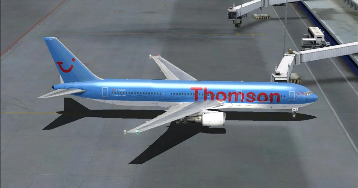 Un avion charter britanic a aterizat de urgenţă în Rusia FOTO flyawaysimulation.com