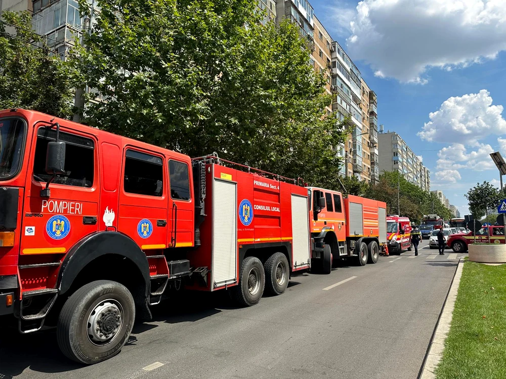 Pompierii au reușit să salveze copilul. FOTO: Arhivă ISU