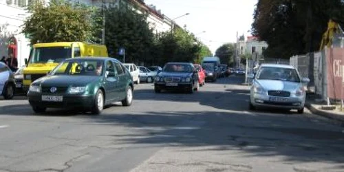 Bistriţa: Trafic îngreunat pe Şincai şi Dornei