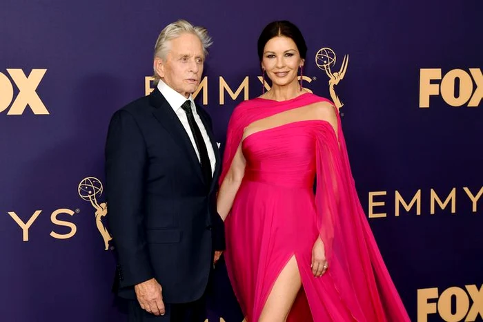 Catherine Zeta-Jones şi Michael Douglas