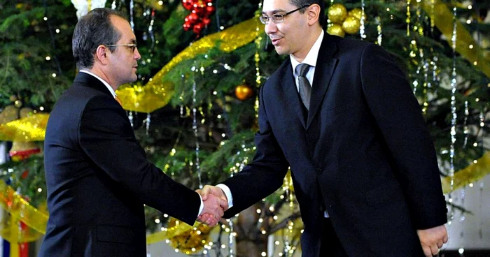 Emil Boc şi Victor Ponta FOTO Mediafax