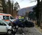 Accident rutier cu patru victime în Căciulata staţiunea Călimăneşti pe DN 7 lângă Vila Cantacuzino - Vâlcea pe Valea Oltului Foto ISU Vâlcea