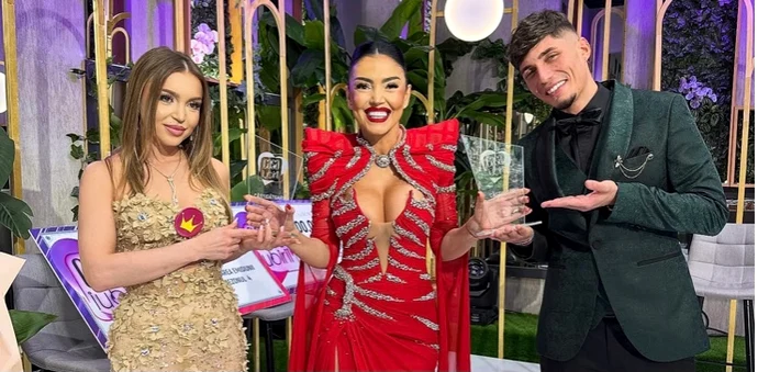 Veronica și Dorobanțu, câștigătorii Casa Iubirii foto: Kanal D 