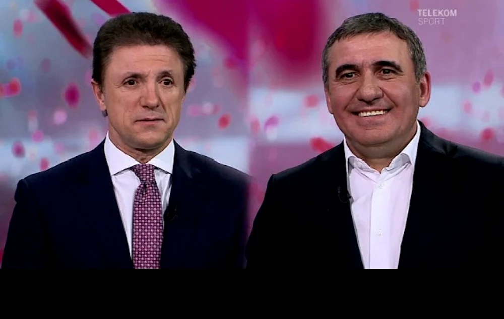 Gică Popescu și Hagi, liderii Generației de Aur