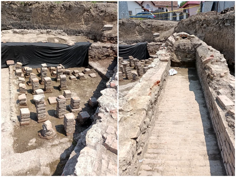 Ruine romane la Alba Iulia FOTO Muzeul Unirii