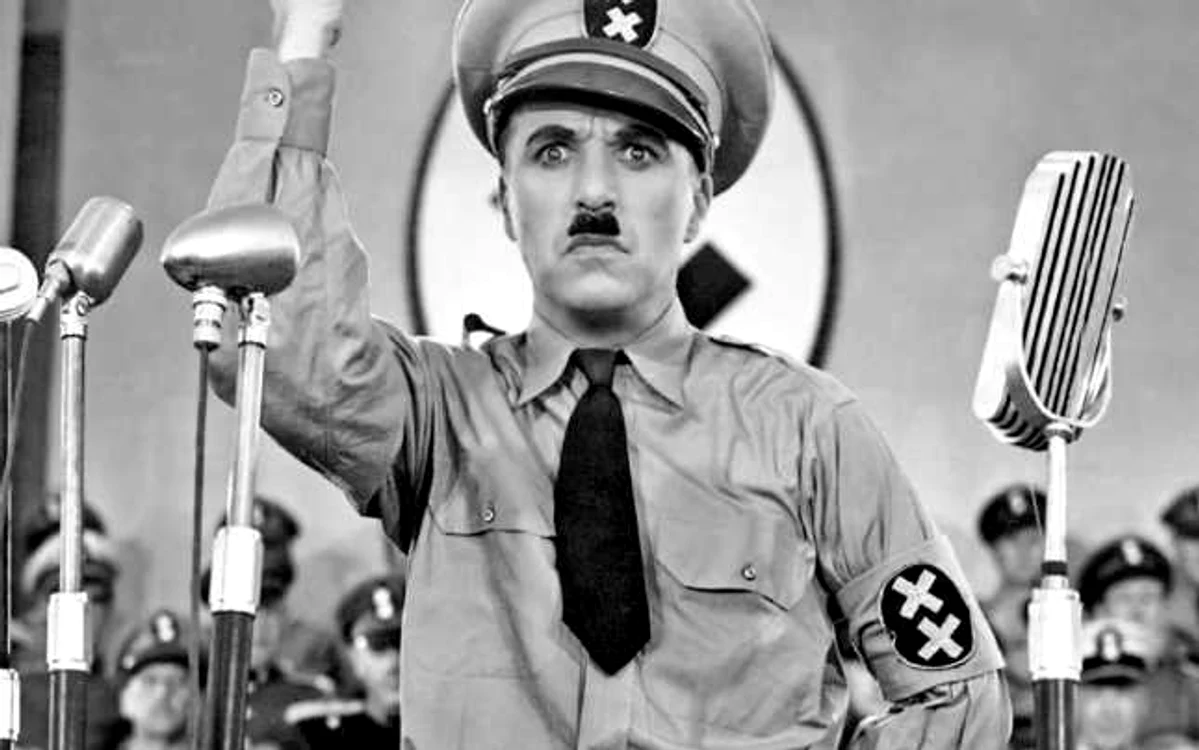 charlie chaplin in filmul dictatorul foto getty images