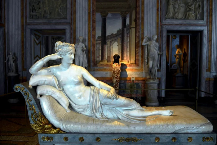 Statuia lui Pauline Bonaparte, profimedia 1105458043 jpg